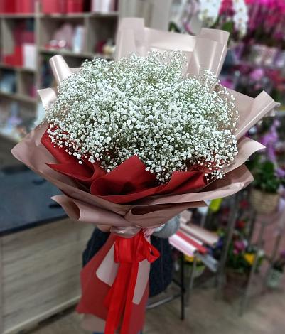 Букет цветов из: Гипсофила в Тихорецке