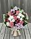 Букет цветов из: Альстромерии, Гвоздики, Розы и Хризантемы в Тихорецке