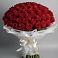 Букет 101 Красная роза Блэк Мэджик в Тихорецке