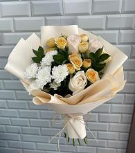 Букет цветов из:  Розы и Хризантемы в Тихорецке