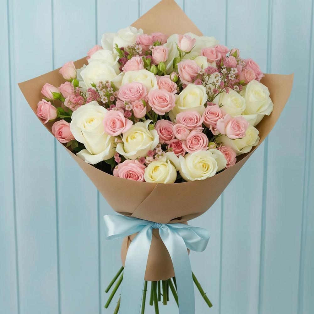 Букет цветов из: Розы в Тихорецке