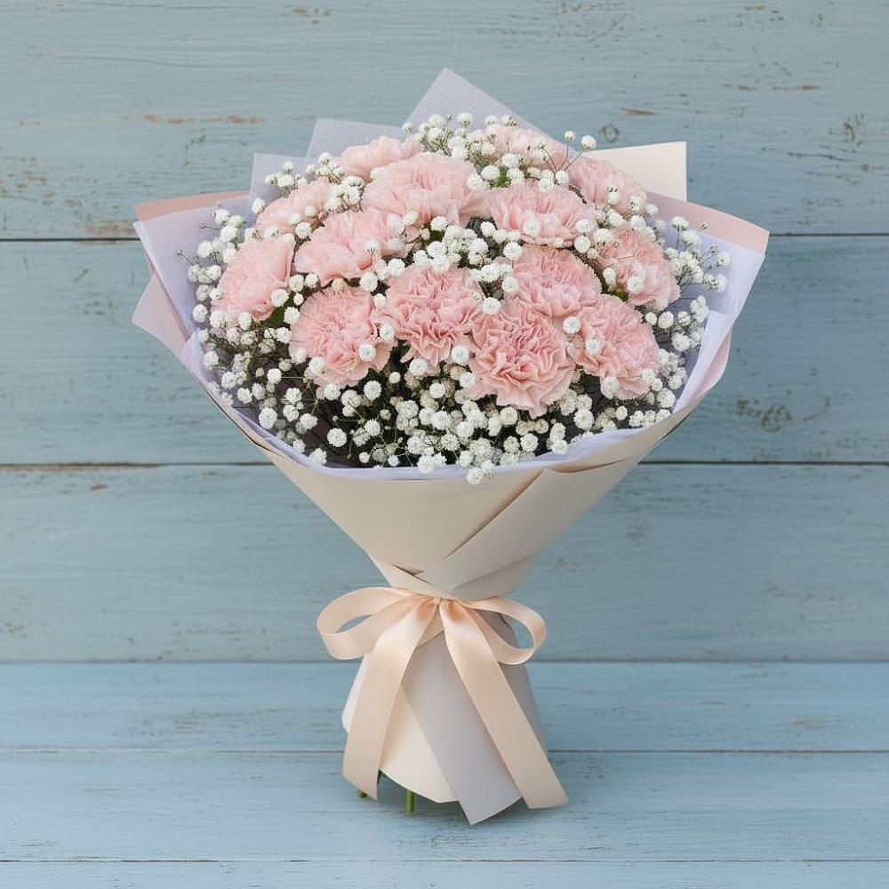 Букет цветов из: Гвоздики в Тихорецке