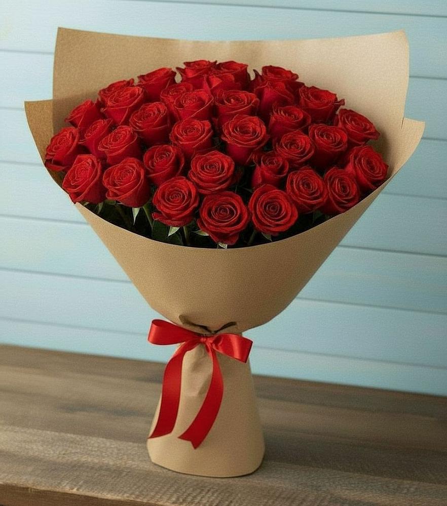 Букет Красные розы Милано в Тихорецке