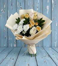Букет цветов из:  Розы и Хризантемы #REPLACE_PRED# Тихорецке
