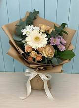 Букет цветов из:  Герберы и Хризантемы в Тихорецке