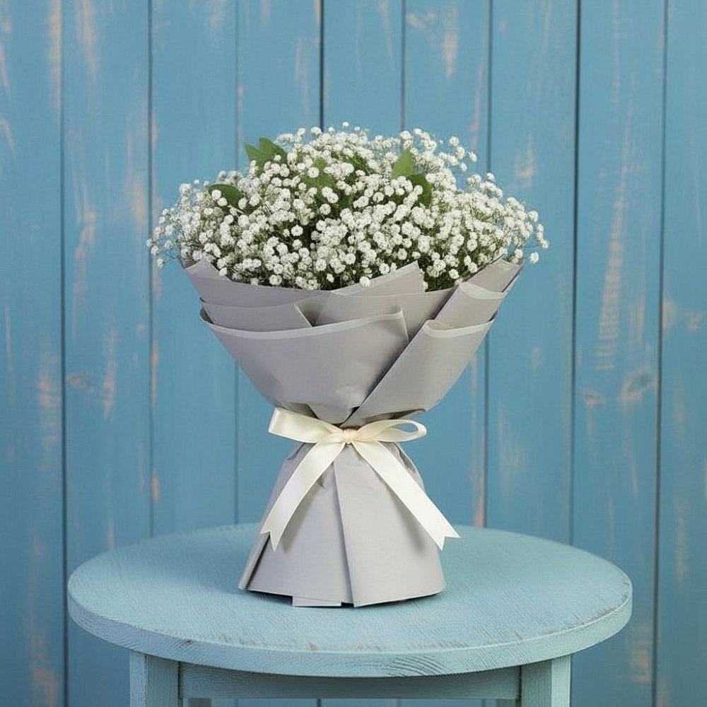 Букет цветов из: Гипсофила в Тихорецке