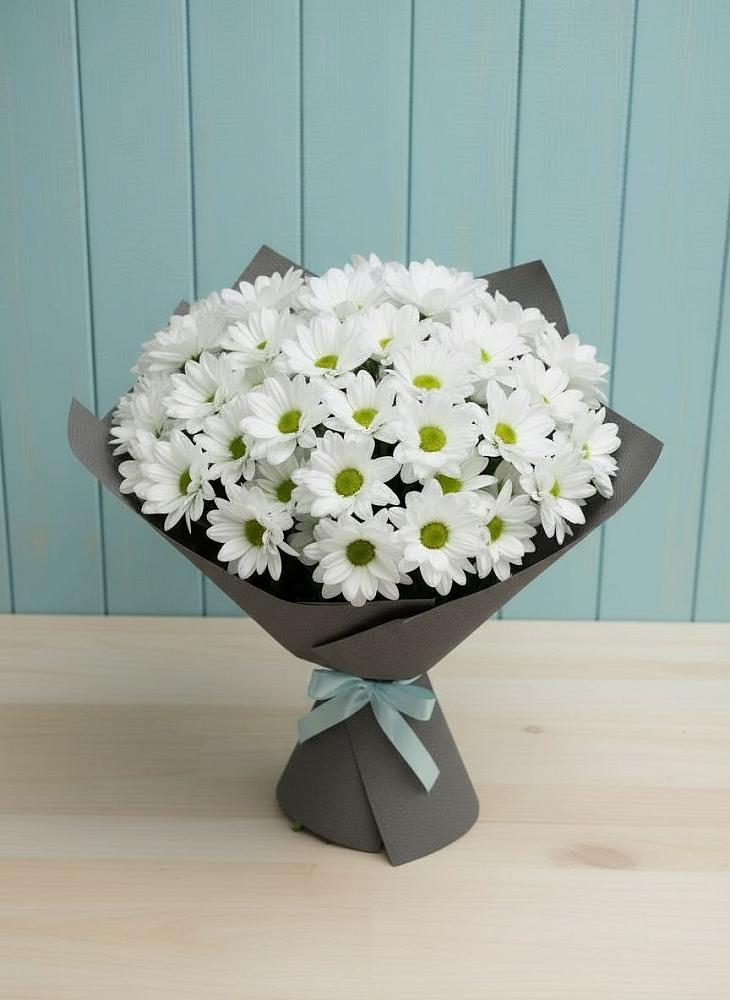 Букет цветов из: Хризантемы в Тихорецке