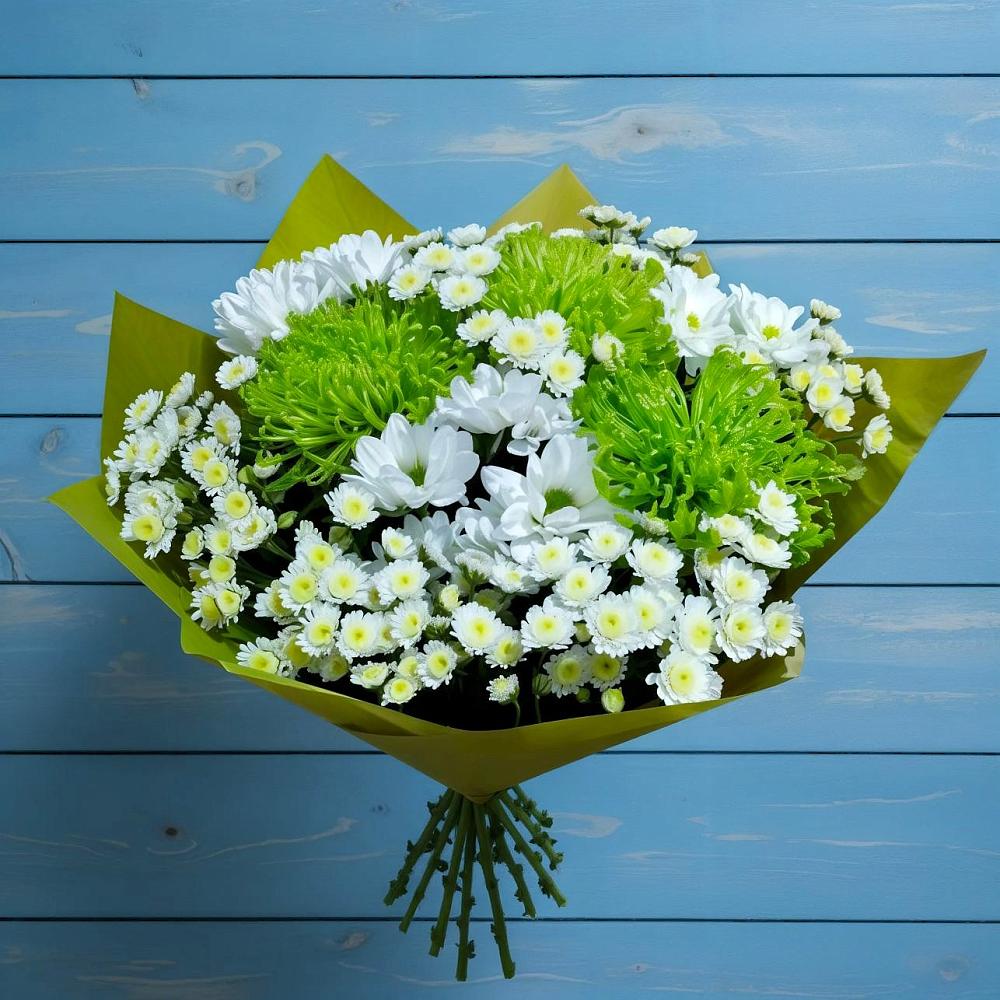 Букет цветов из: Хризантемы в Тихорецке