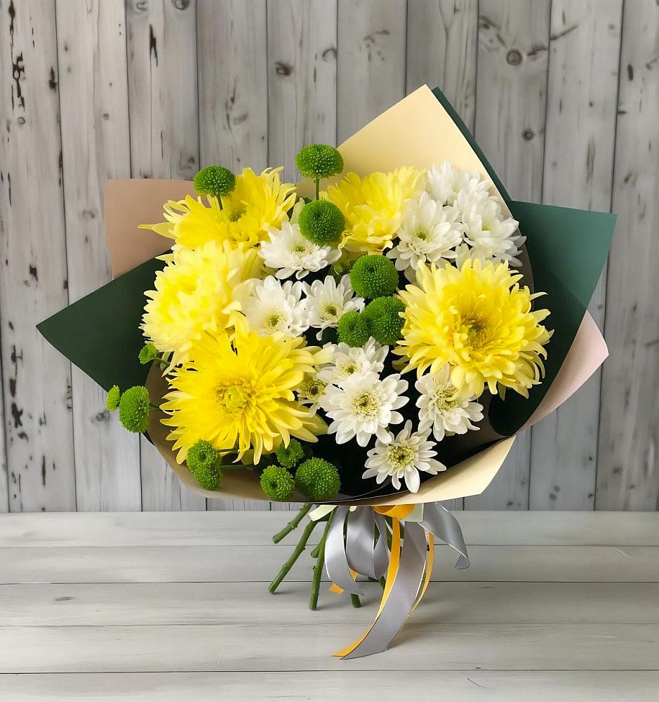 Букет цветов из: Хризантемы в Тихорецке