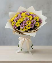 Букет цветов из:  Хризантемы в Тихорецке