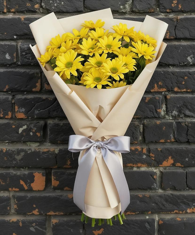 Букет цветов из: Хризантемы в Тихорецке