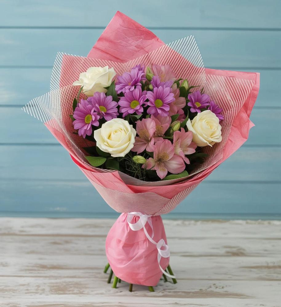 Букет цветов из: Герберы в Тихорецке