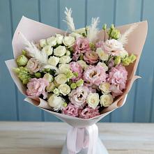 Букет цветов из:  Альстромерии и Розы в Тихорецке